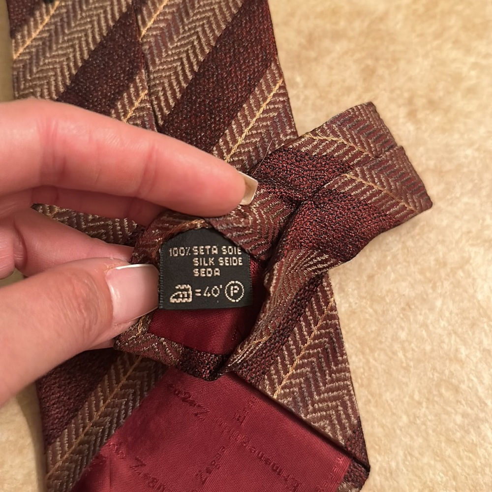Ermenegildo Zegna Silk Tie - Picture 4 of 4